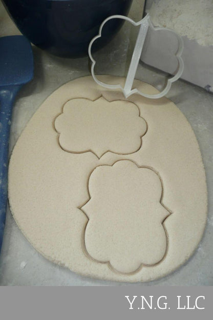 Frame Fancy Edge Plaque Cookie Cutter Made In USA PR276