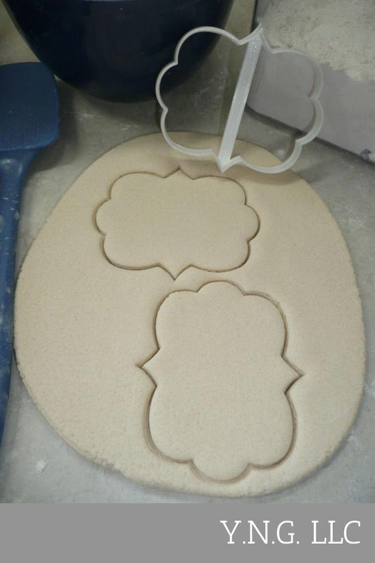 Frame Fancy Edge Plaque Cookie Cutter Made In USA PR276