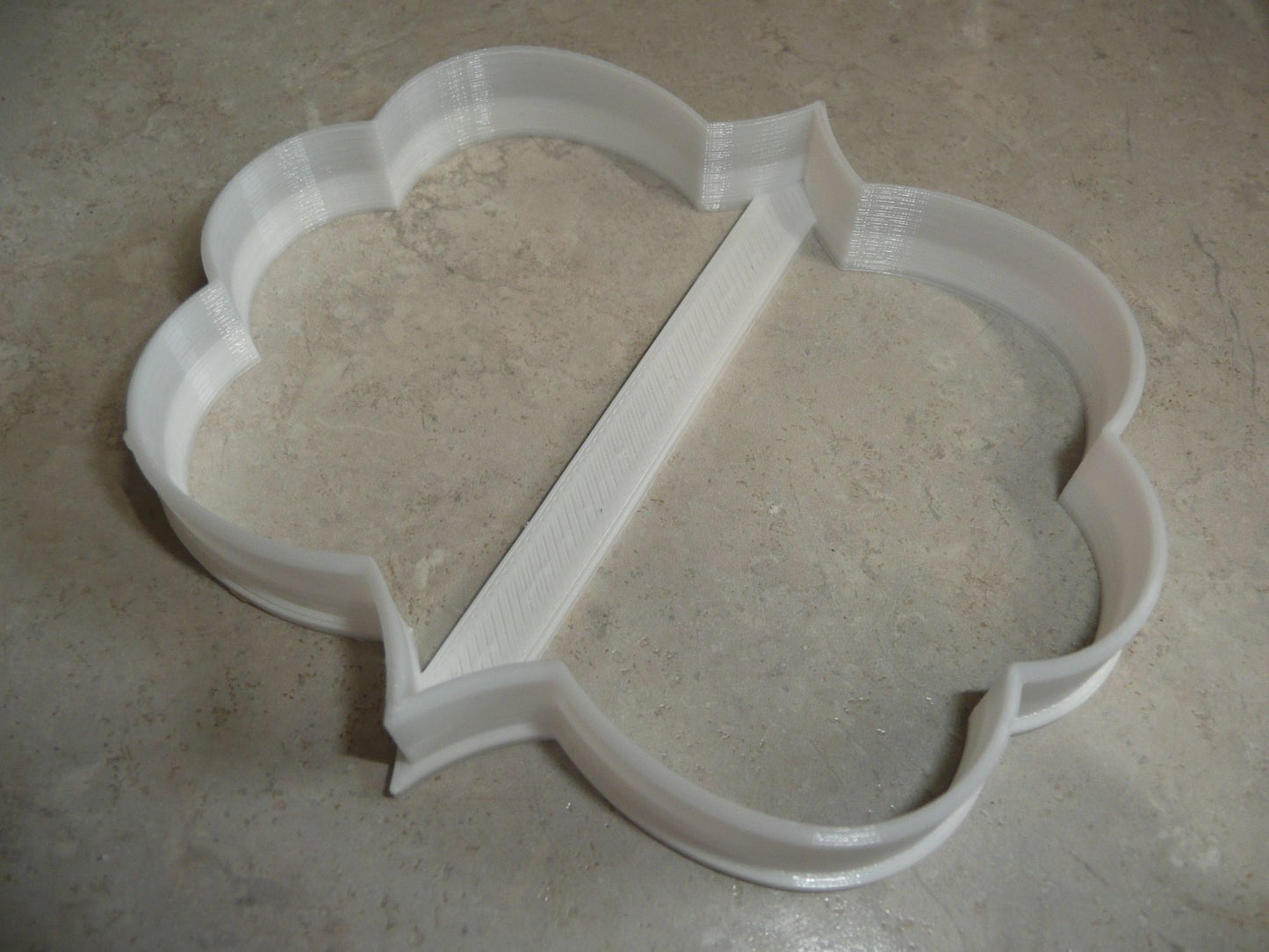 Frame Fancy Edge Plaque Cookie Cutter Made In USA PR276