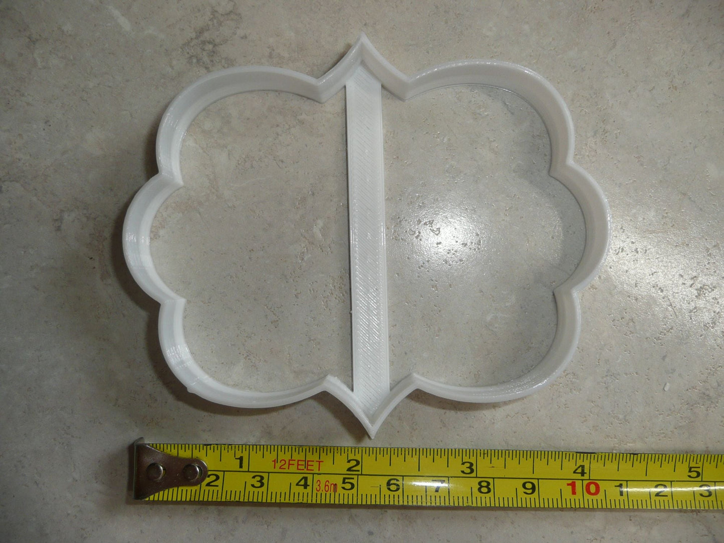 Frame Fancy Edge Plaque Cookie Cutter Made In USA PR276