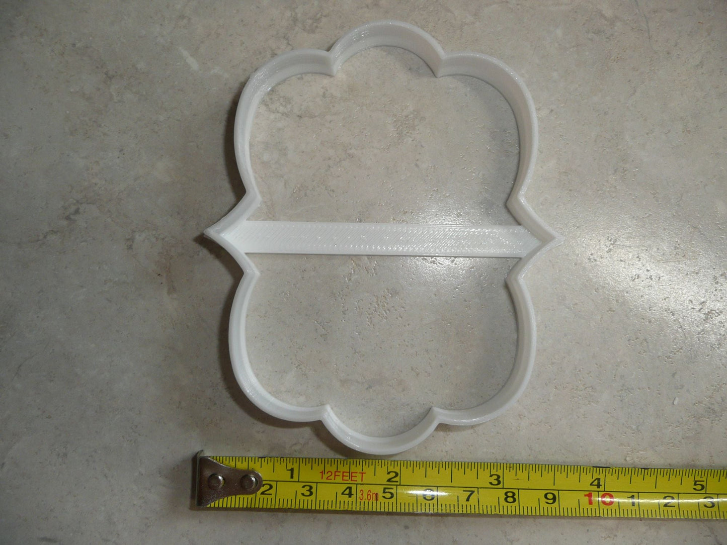 Frame Fancy Edge Plaque Cookie Cutter Made In USA PR276