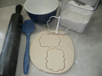 Frame Fancy Edge Plaque Cookie Cutter Made In USA PR276