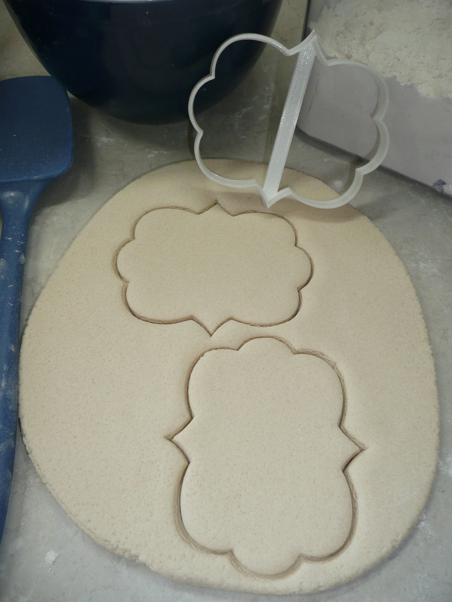 Frame Fancy Edge Plaque Cookie Cutter Made In USA PR276