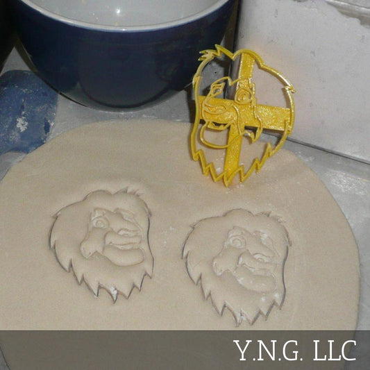 Mufasa Detailed Face The Lion King Cookie Cutter Made In USA PR2851