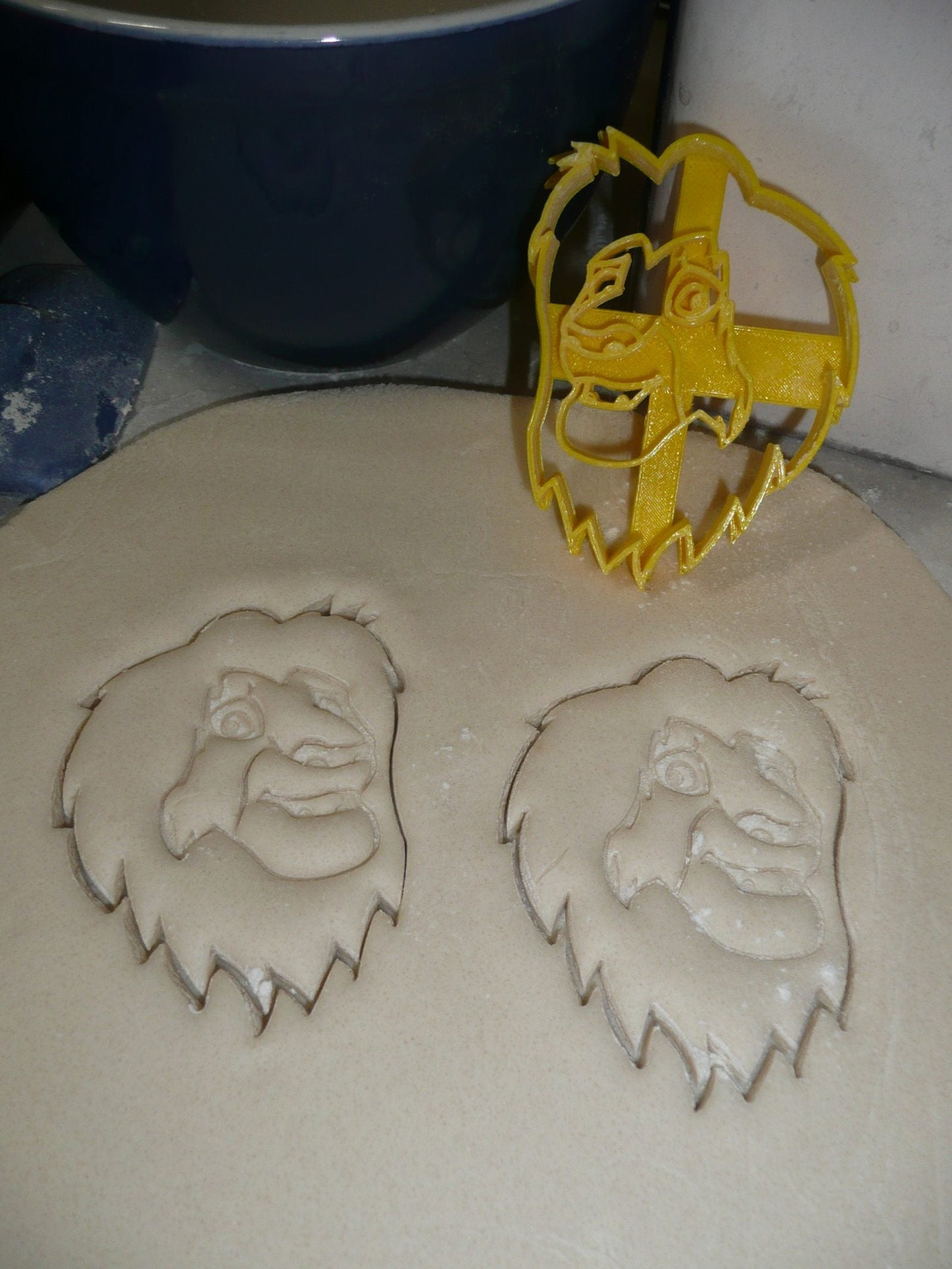 Mufasa Detailed Face The Lion King Cookie Cutter Made In USA PR2851