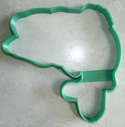 Fish Jumping Fishing Ocean Lake River Cookie Cutter Made In USA PR2863