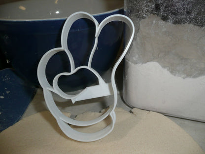Mickey Mouse Glove Number 2 Second Birthday Cookie Cutter Made In USA PR2877