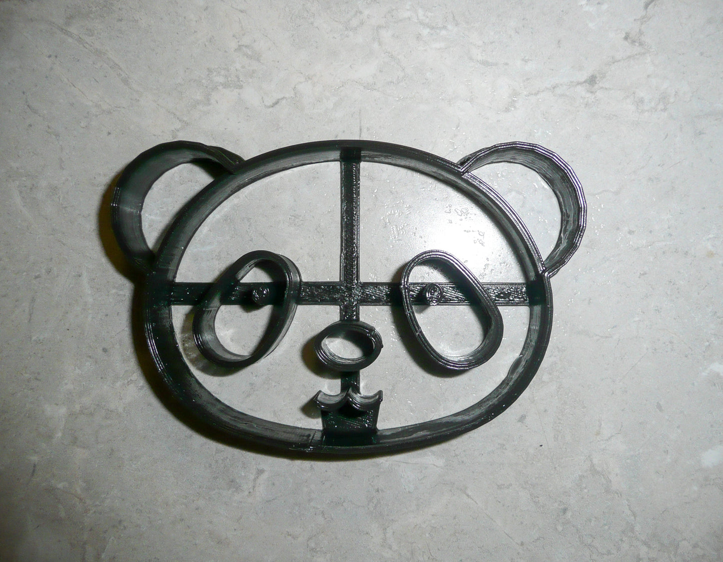 Panda Bear Face Bamboo Eating Animal Cookie Cutter Made In USA PR288