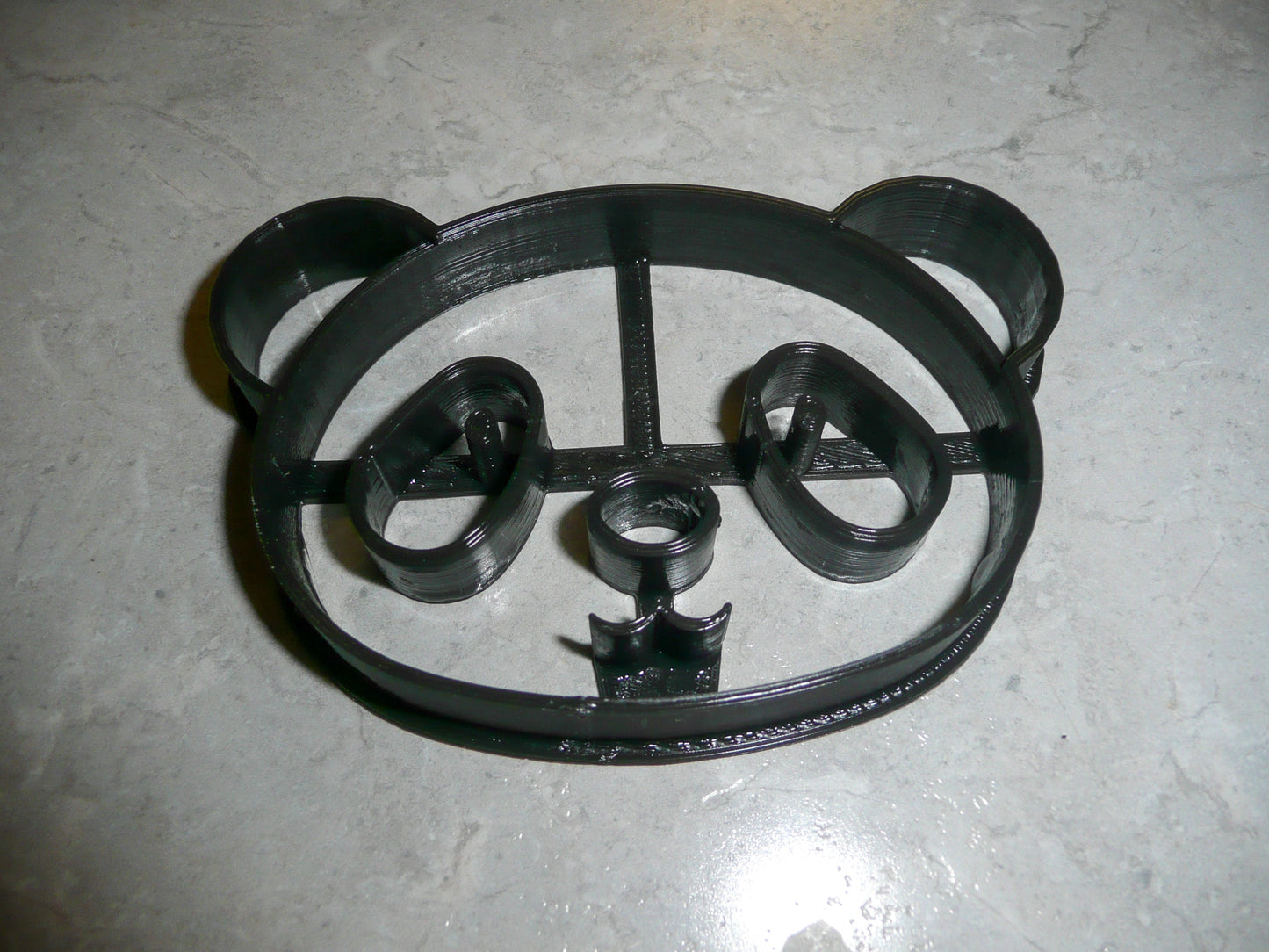 Panda Bear Face Bamboo Eating Animal Cookie Cutter Made In USA PR288