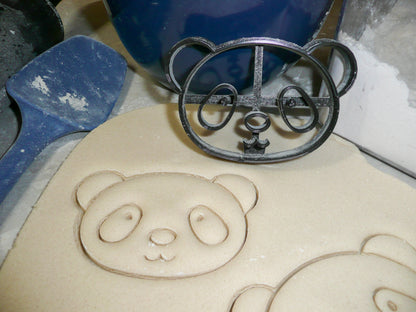 Panda Bear Face Bamboo Eating Animal Cookie Cutter Made In USA PR288