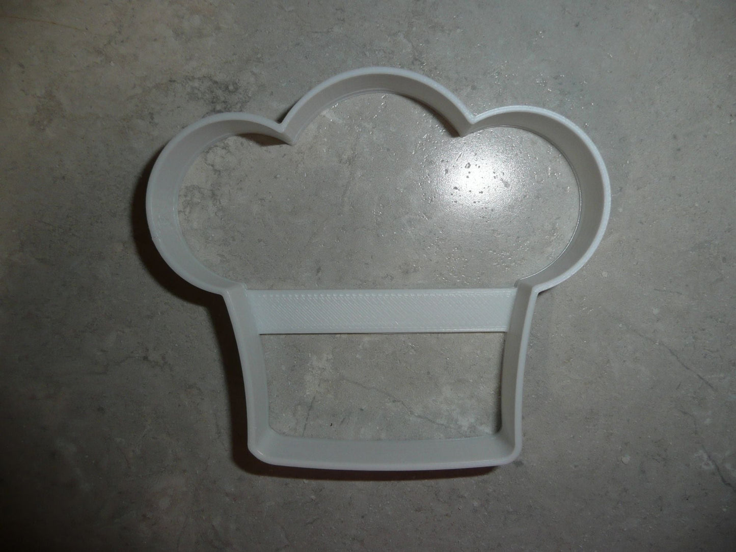 6x Chef Baker White Hat Fondant Cutter Cupcake Topper 1.75 IN USA FD2886