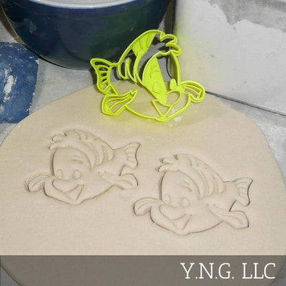Flounder Tropical Fish Little Mermaid Movie Cookie Cutter Made In USA PR2925