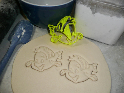 Flounder Tropical Fish Little Mermaid Movie Cookie Cutter Made In USA PR2925