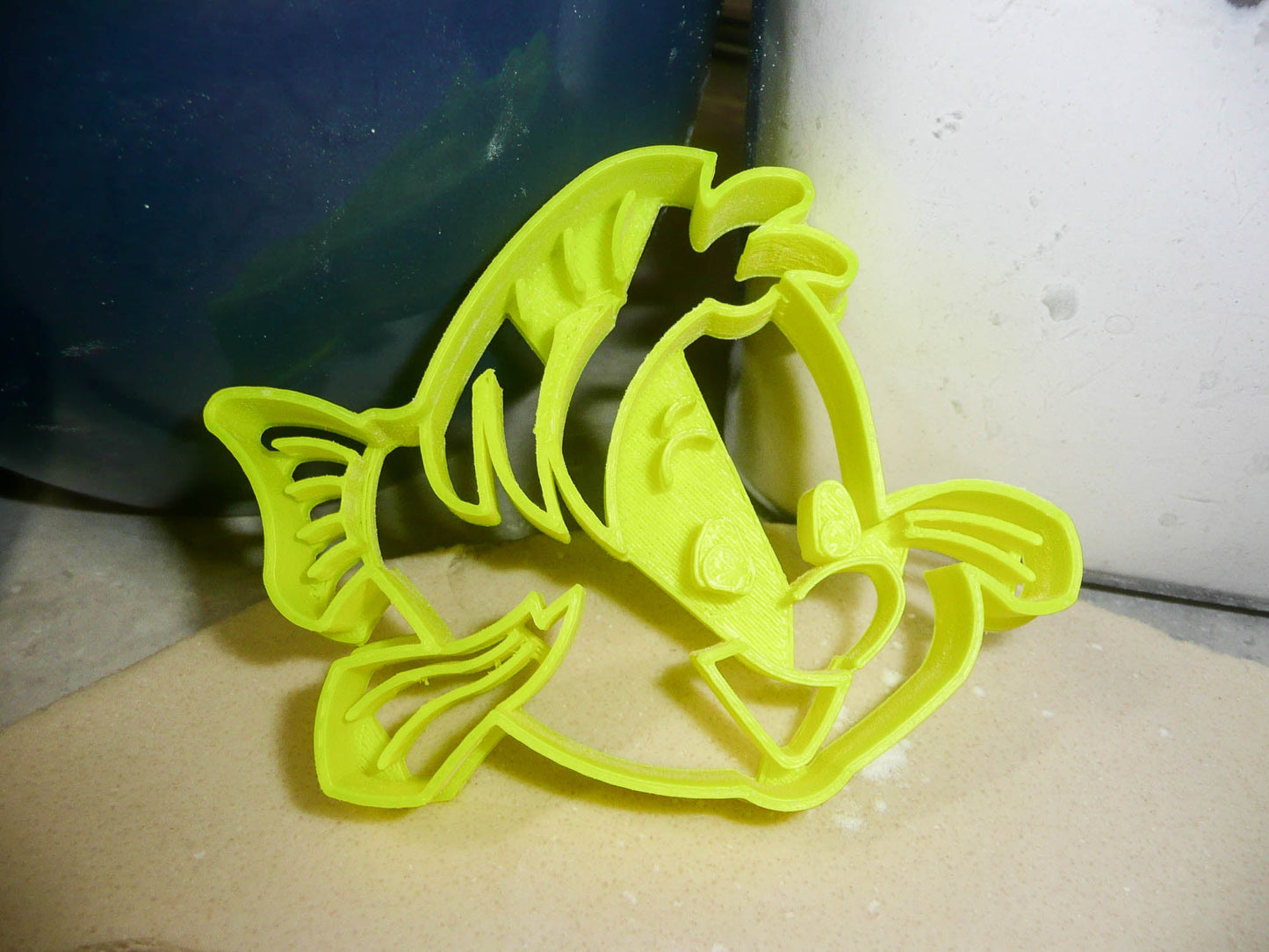 Flounder Tropical Fish Little Mermaid Movie Cookie Cutter Made In USA PR2925