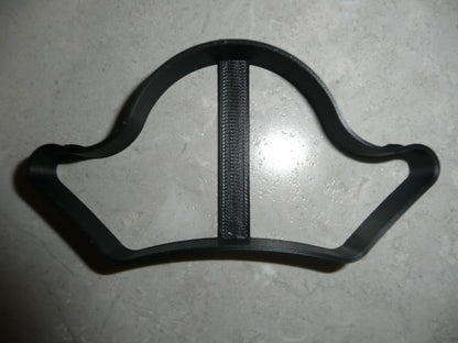 Pirate Hat Outline Ship Captain Headgear Cookie Cutter Made In USA PR2926