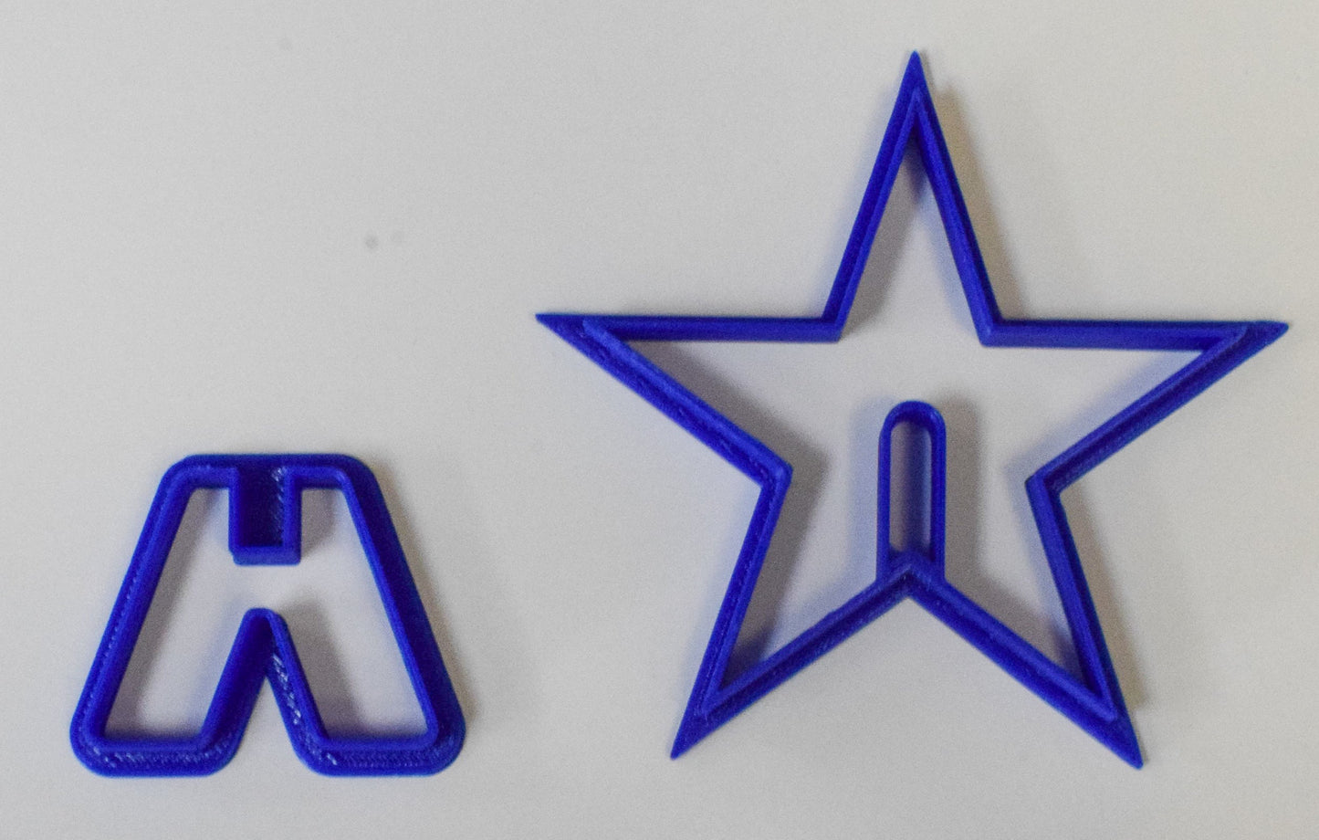 3D Star Christmas Holiday 2 Piece Cookie Cutter Made In USA PR293