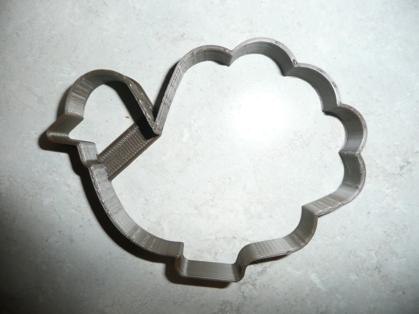 Turkey Side Facing Thanksgiving Holiday Feast Cookie Cutter Made In USA PR2942