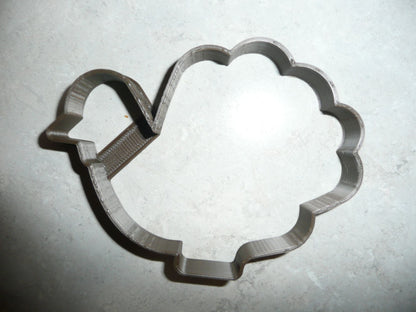Turkey Side Facing Thanksgiving Holiday Feast Cookie Cutter Made In USA PR2942