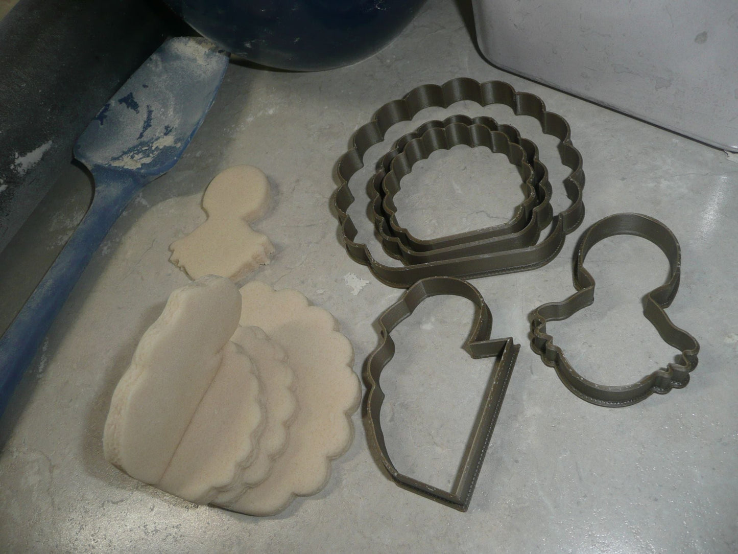 Turkey 5 Piece Set Thanksgiving Holiday Cookie Cutter Made In USA PR2973