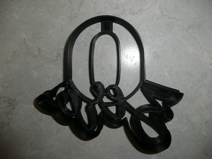 Number Zero 0 Fancy Word Birthday Anniversary Cookie Cutter Made In USA PR2999