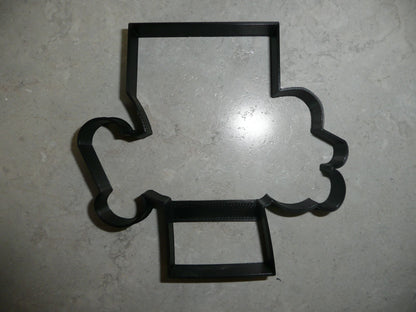 Number Seven 7 Outline Fancy Word Birthday Cookie Cutter Made In USA PR3007