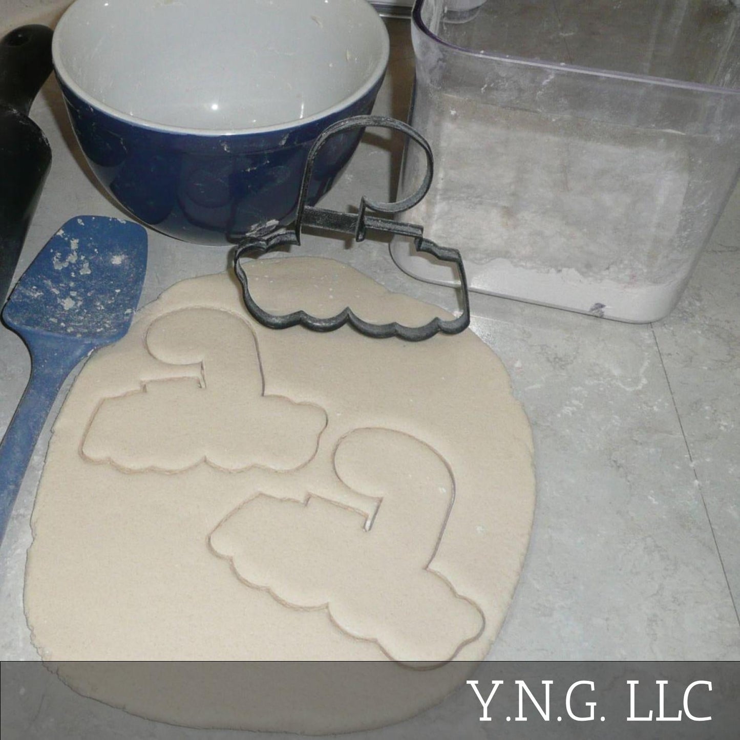 Number Nine 9 Outline Fancy Word Birthday Cookie Cutter Made In USA PR3009