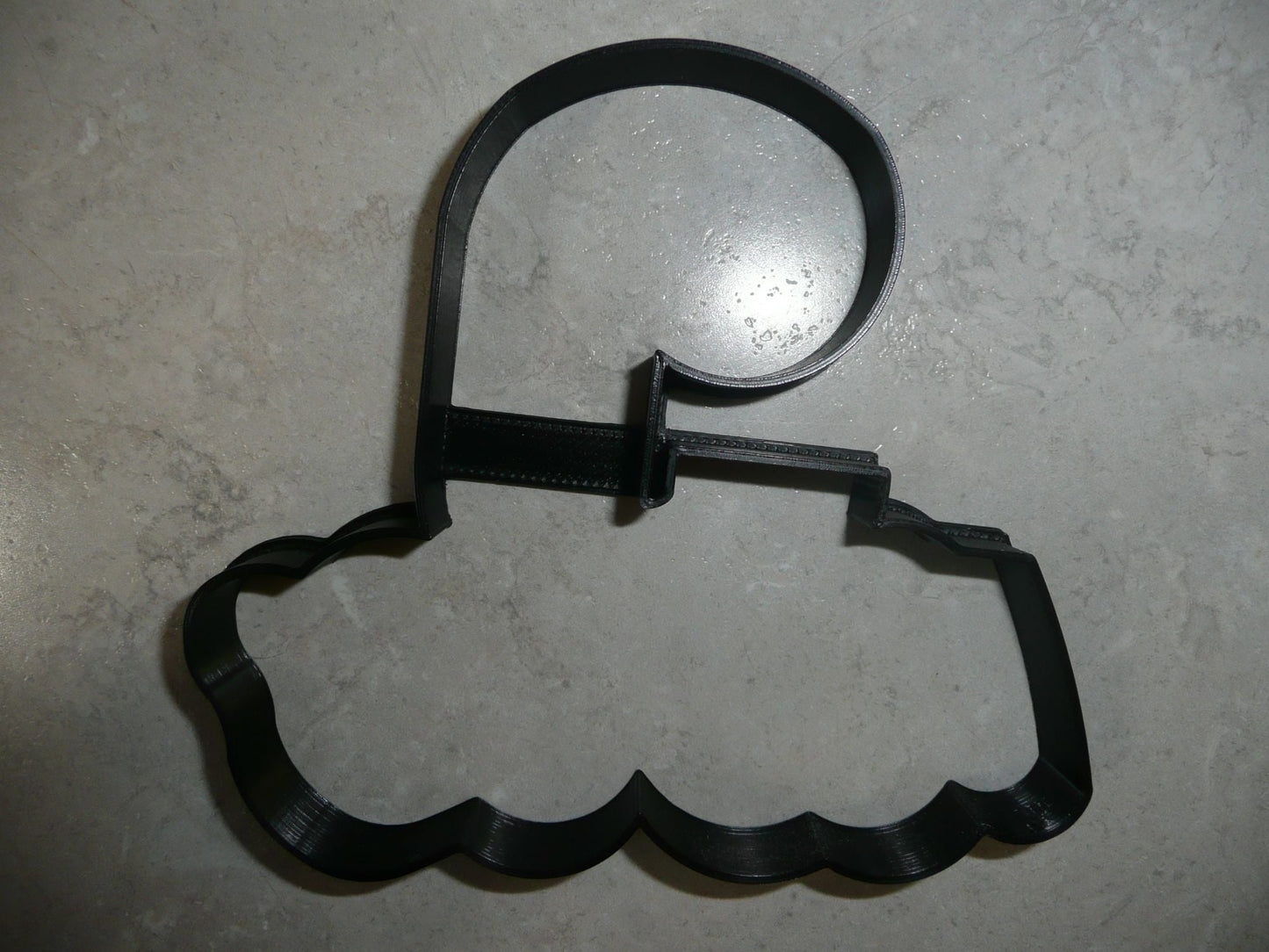 Number Nine 9 Outline Fancy Word Birthday Cookie Cutter Made In USA PR3009