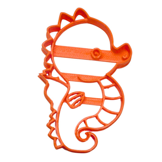 6x Detailed Seahorse Fondant Cutter Cupcake Topper 1.75 IN USA FD3020