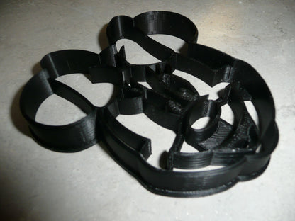 Minnie Mouse With Bow Detailed Face Cartoon Cookie Cutter Made In USA PR3025