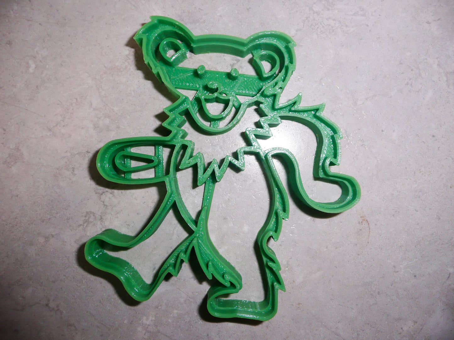Jerry Garcia Dancing Teddy Bear 1960s Rock Cookie Cutter Made In USA PR3029