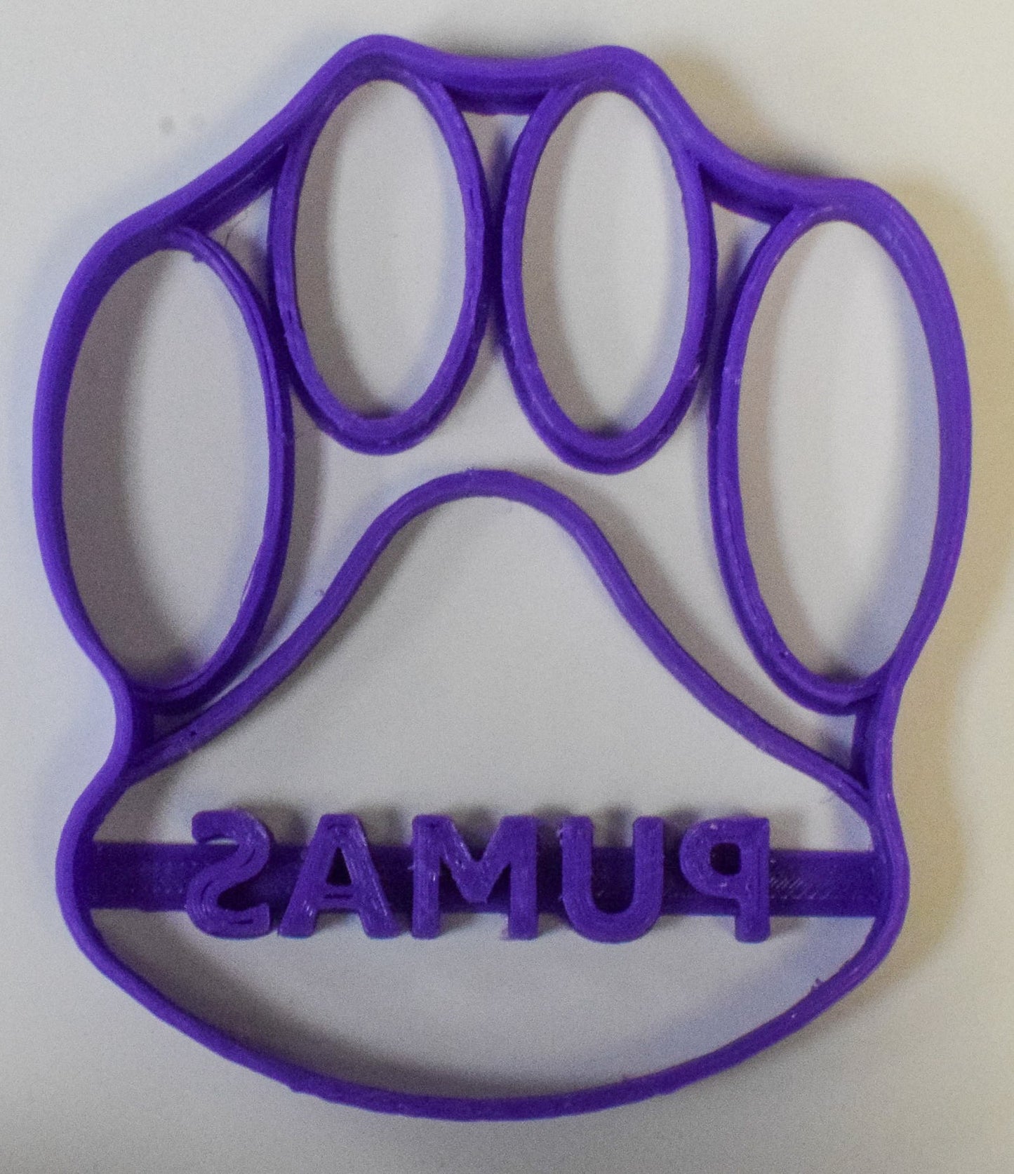 Saint Josephs College SJC Puma Paw Cookie Cutter Made in USA PR313