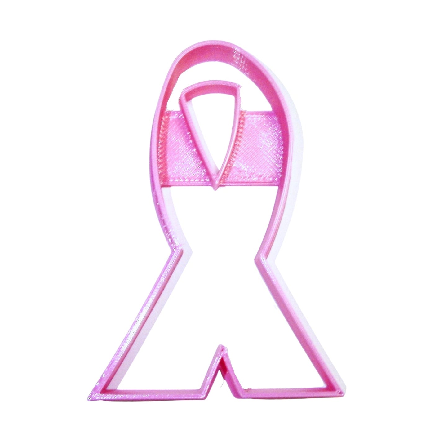 6x Ribbon Cancer Awareness Fondant Cutter Cupcake Topper 1.75 IN USA FD316