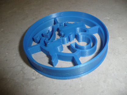 6x Club America Soccer Fondant Cutter Cupcake Topper 1.75 IN USA FD324