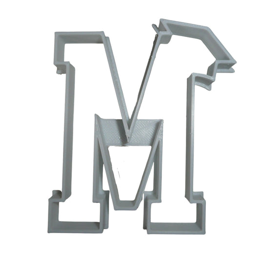 6x Letter M With Graduation Cap Fondant Cutter Cupcake Topper 1.75 IN USA FD3734