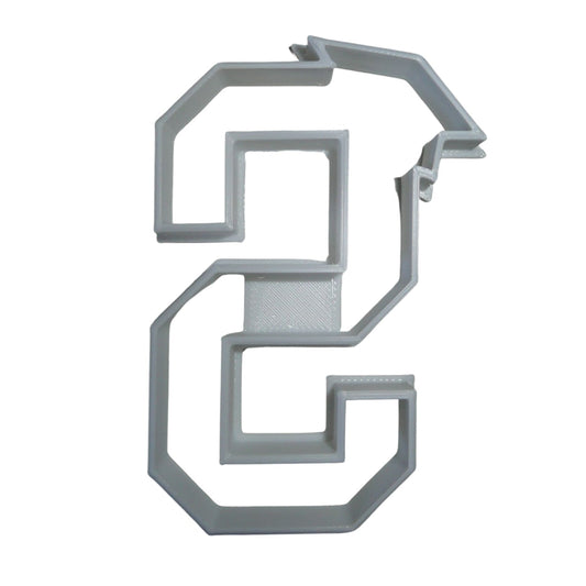 6x Letter S With Graduation Cap Fondant Cutter Cupcake Topper 1.75 IN USA FD3740