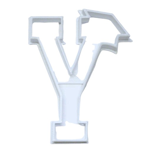 6x Letter Y With Graduation Cap Fondant Cutter Cupcake Topper 1.75 IN USA FD3746