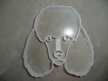 6x Poodle Dog Face Fondant Cutter Cupcake Topper 1.75 IN USA FD4028