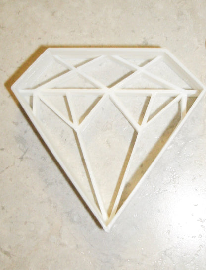 Diamond Stone Engagement Wedding Cookie Cutter Made In USA PR406