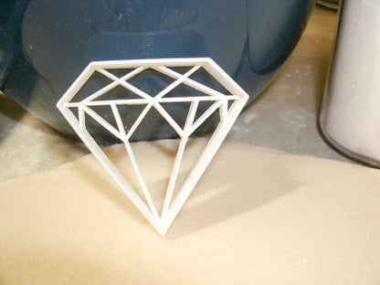 Diamond Stone Engagement Wedding Cookie Cutter Made In USA PR406