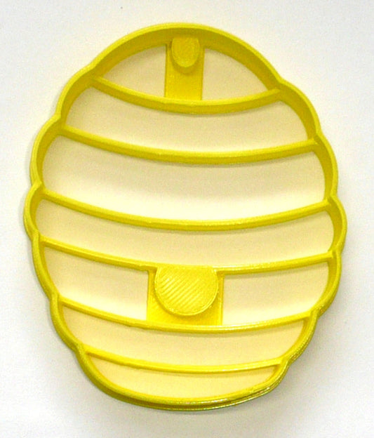 6x Beehive Detailed Fondant Cutter Cupcake Topper 1.75 IN USA FD4135