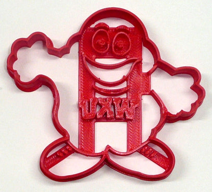 6x Western KY Univ Big Red Fondant Cutter Cupcake Topper 1.75 IN USA FD4138