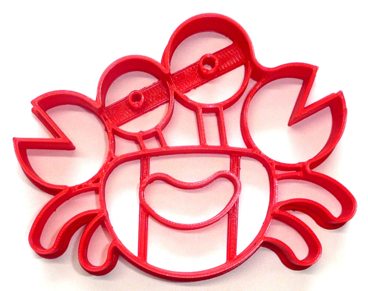 6x Crab Cartoon Baby Shark Fondant Cutter Cupcake Topper 1.75 IN USA FD4146