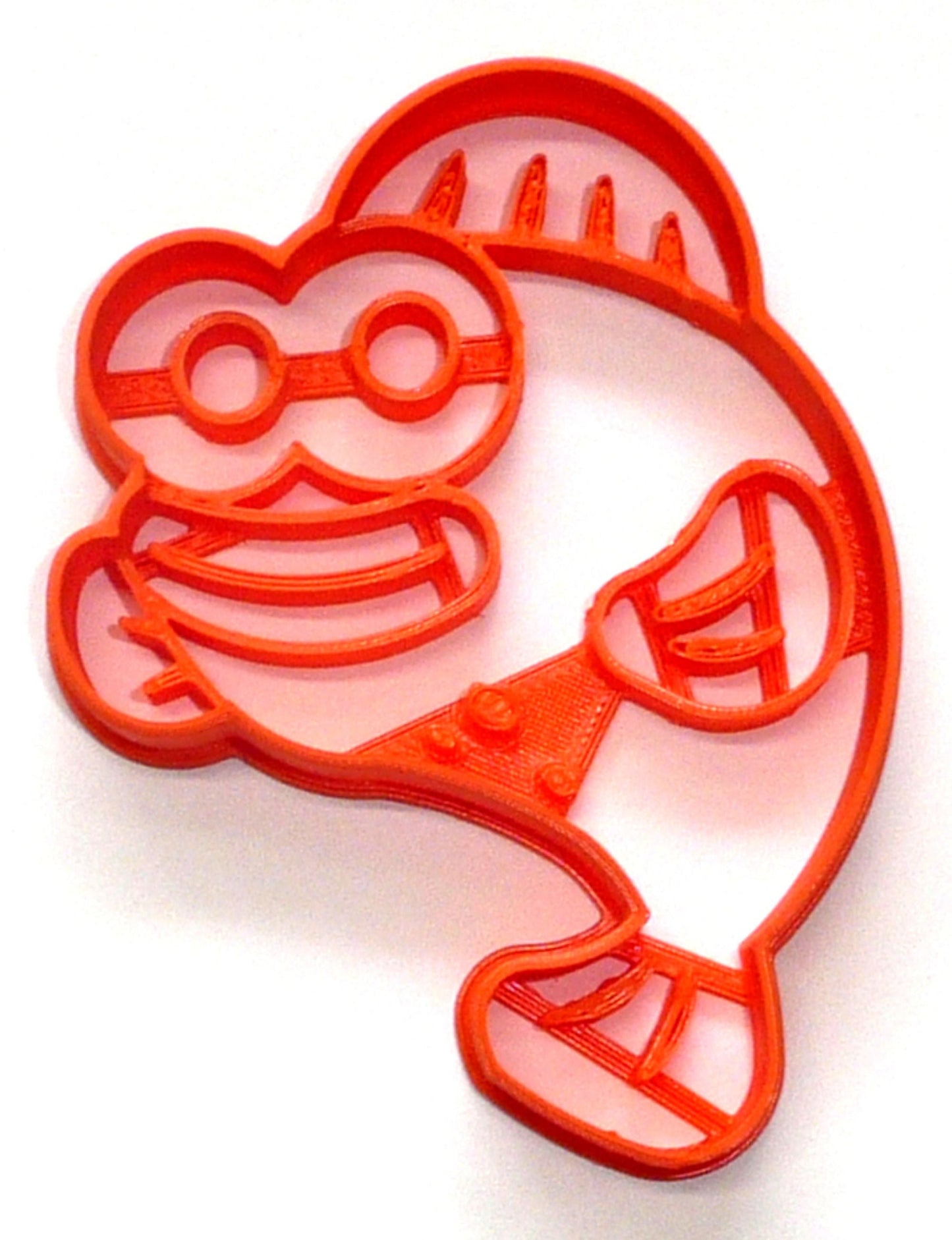 6x Orange Fish Baby Shark Fondant Cutter Cupcake Topper 1.75 IN USA FD4148