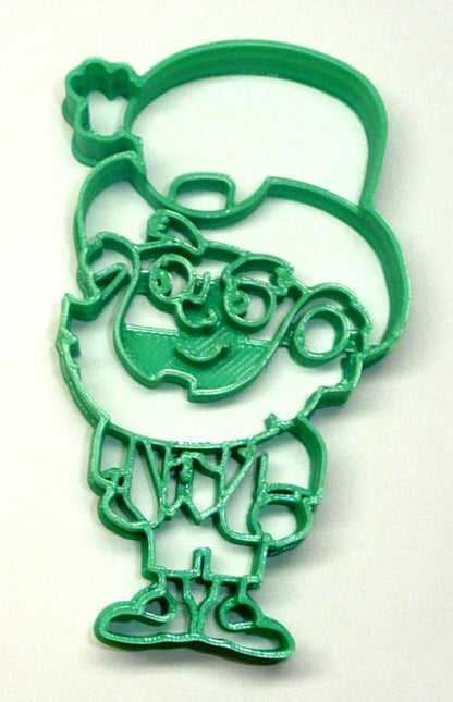 6x Leprechaun 1 Large Head Fondant Cutter Cupcake Topper 1.75 IN USA FD4176