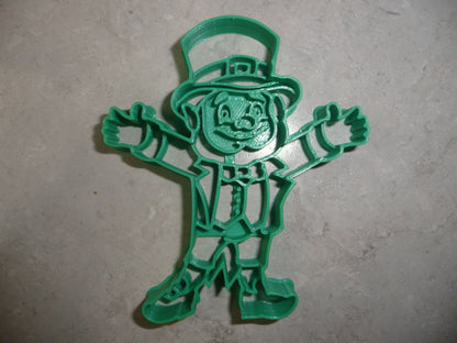 6x Leprechaun 4 Smiling Fondant Cutter Cupcake Topper 1.75 IN USA FD4179