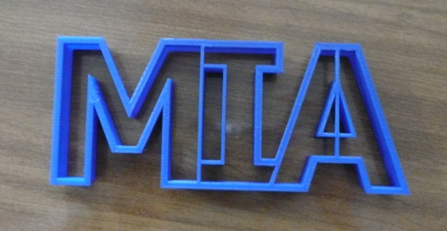 MIA Name Or POW Baking Cookie Cutter Made In USA PR421