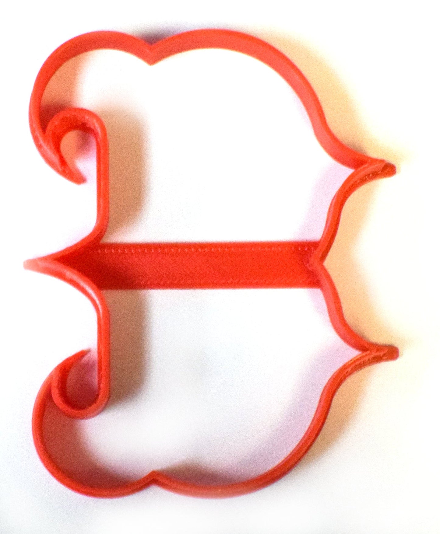 6x Boston Red Sox Outline Fondant Cutter Cupcake Topper 1.75 IN USA FD424