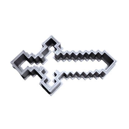 6x Minecraft Sword Fondant Cutter Cupcake Topper 1.75 IN USA FD426