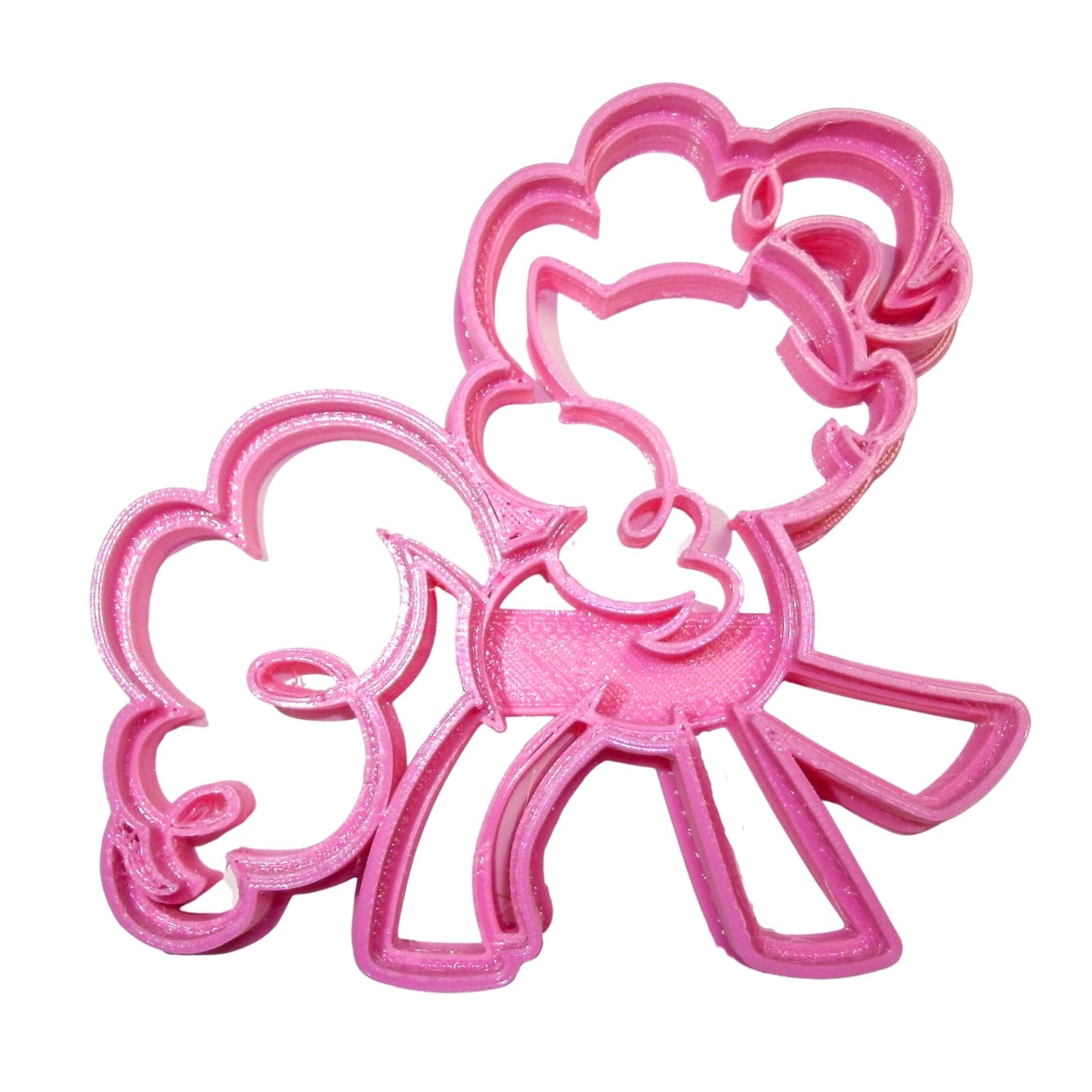 6x Pinkie Pie Fondant Cutter Cupcake Topper 1.75 IN USA FD437