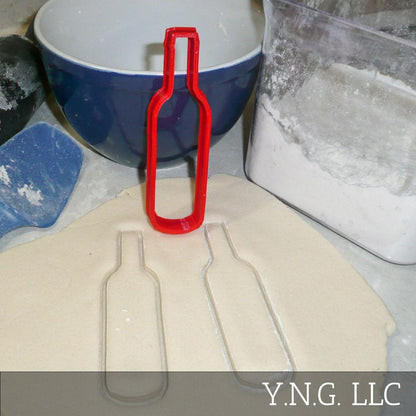 Wine Bottle Shape Wedding Anniversary Cookie Cutter Made in USA PR446